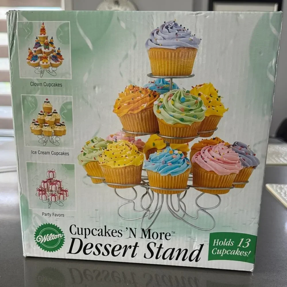 Wilton Cupcakes 'N More Dessert Stand - Silver